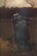 Vincent Van Gogh Peasant Woman Digging (nn04) oil painting picture wholesale